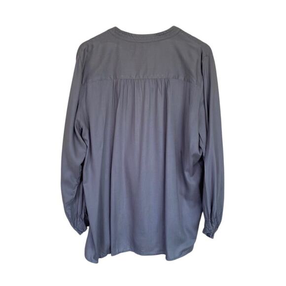 Coldwater Creek Gray Long Sleeve Blouse - XL - NWT - Picture 3 of 6